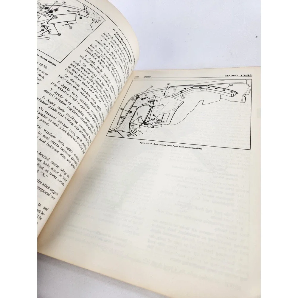 1957 BUICK BODY SERVICE MANUAL Vintage Original Century Road master Special Book